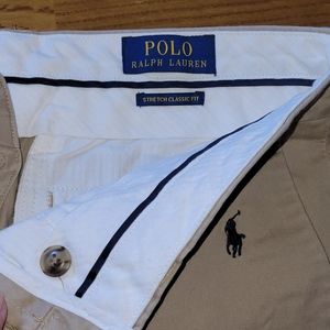 Men's polo khaki shorts